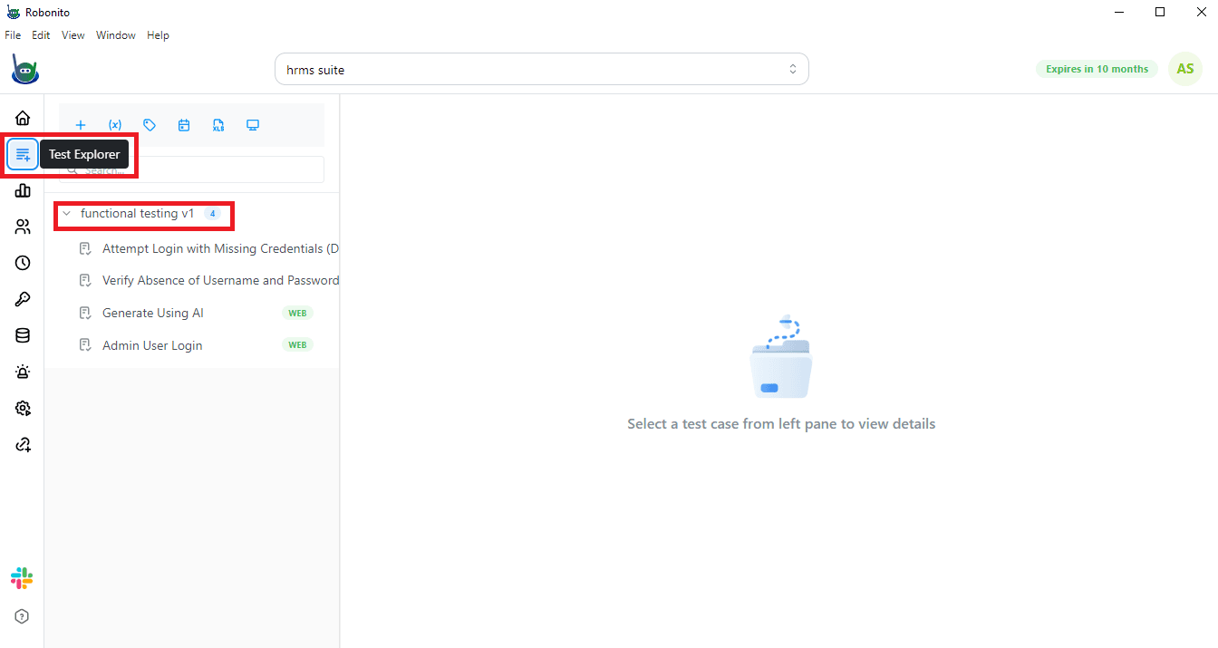 Generate Executable Code for Your Test Cases in Robonito